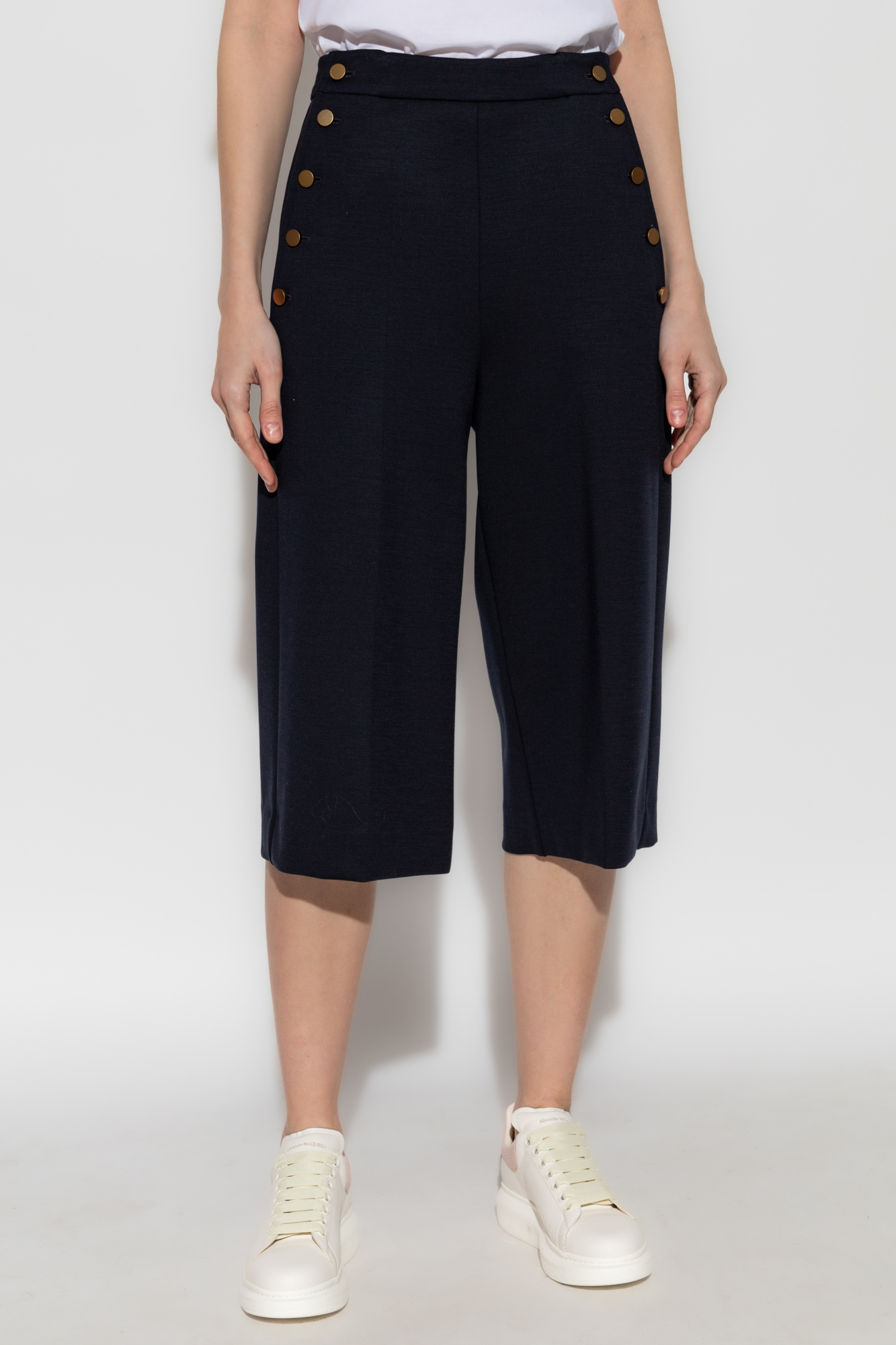 パンツ MAX MARA Women Shorts  Burmudas CELTICO2411131151600 003 Bl Canvas shorts | Max Mara